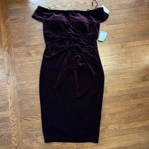 NWT Xscape plum dress